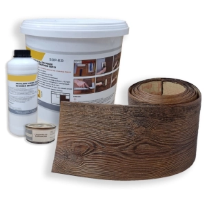 Deska elewacyjna CIEMNY DĄB-ORZECH Imitacja Drewna 2 ROLKI